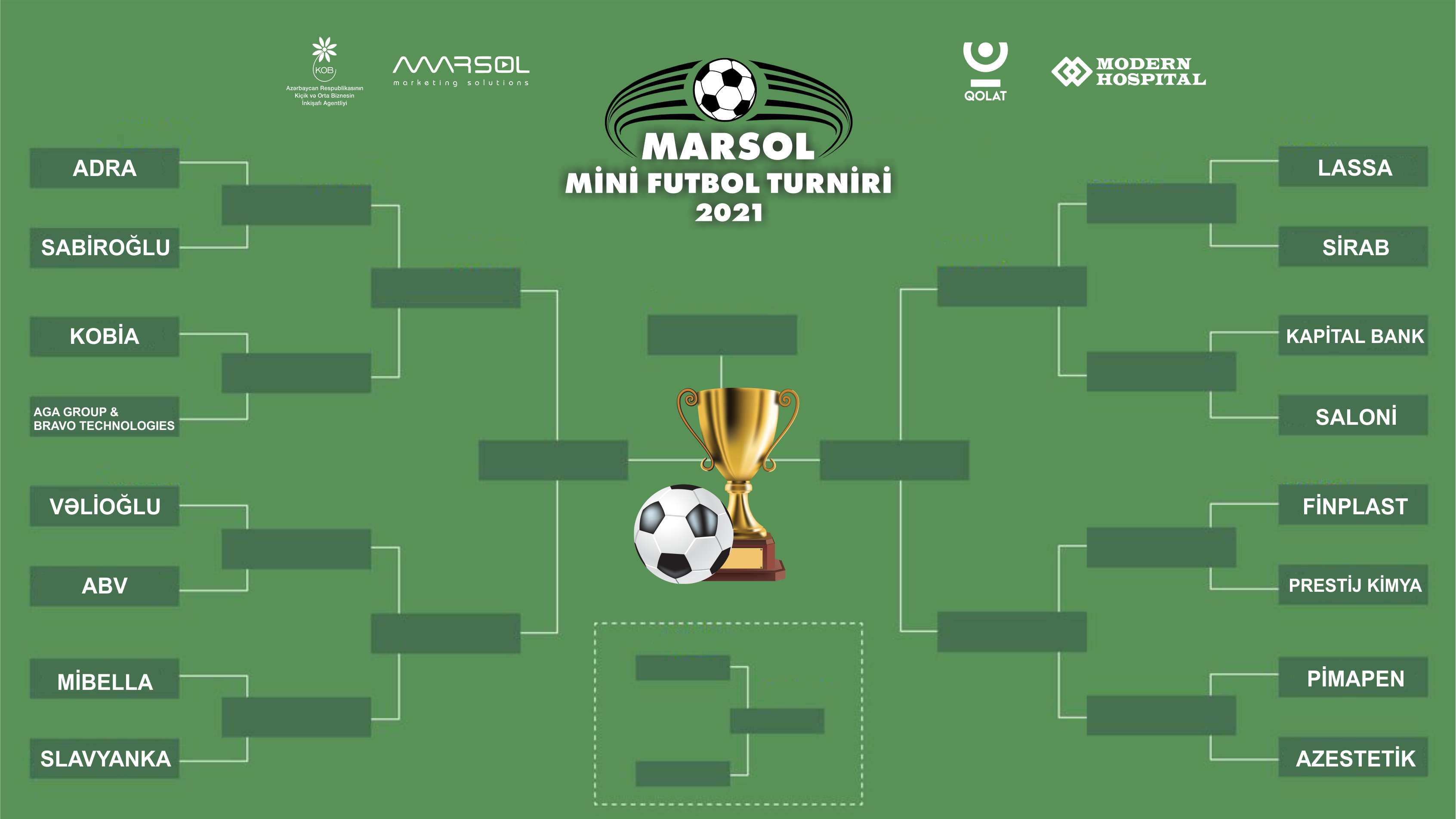 MARSOL Mini Futbol Turnirində 1/8 Mərhələ