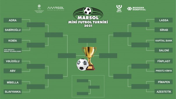 MARSOL Mini Futbol Turnirində 1/8 Mərhələ