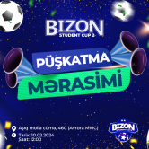 BİZON Student Cup 2-nin  Püşkatma mərasimi baş tutacaq.